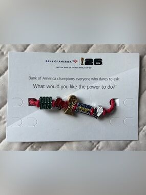 FIFA World Cup 2026 Bank of America Charm Bracelet